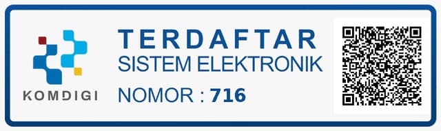 Terdaftar di Sistem Elektronik