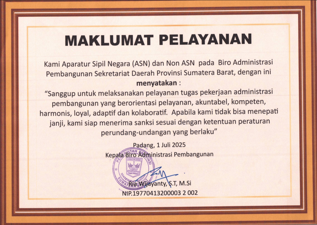Maklumat Layanan 2025